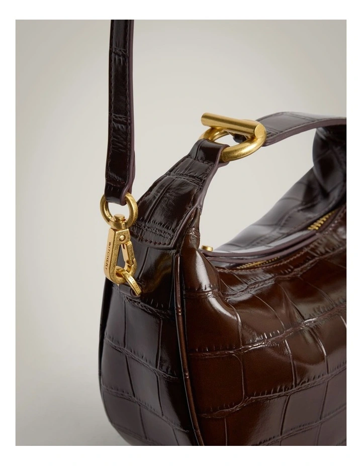 Rosalie Crossbody Bag in Bitter Chocolate image 3