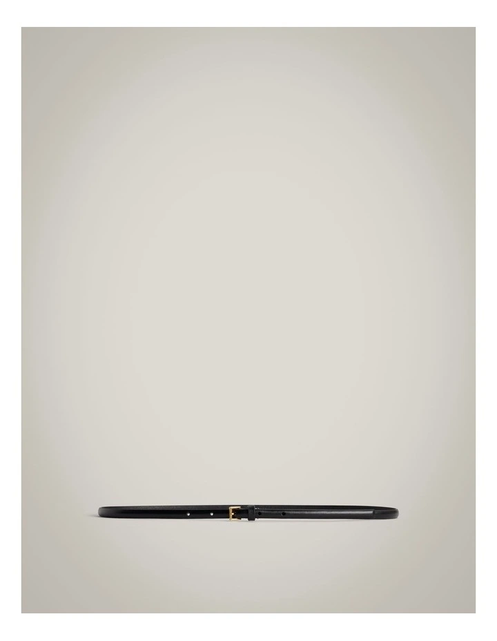 Mylah Skinny Belt in Black image 1