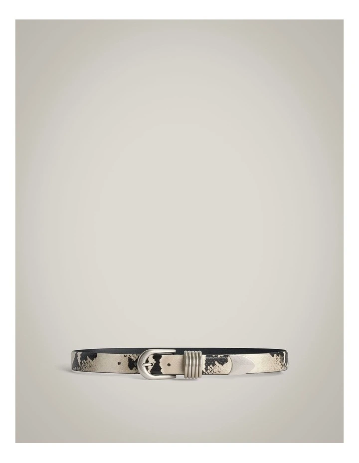 Clarissa Wide Belt in Snake Multi image 1