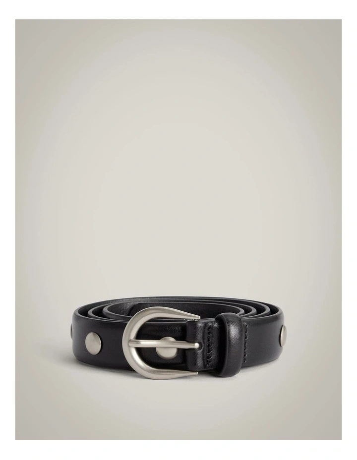 Lulu Studded Belt in Black image 3