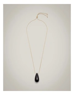 Ruby Necklace in Black