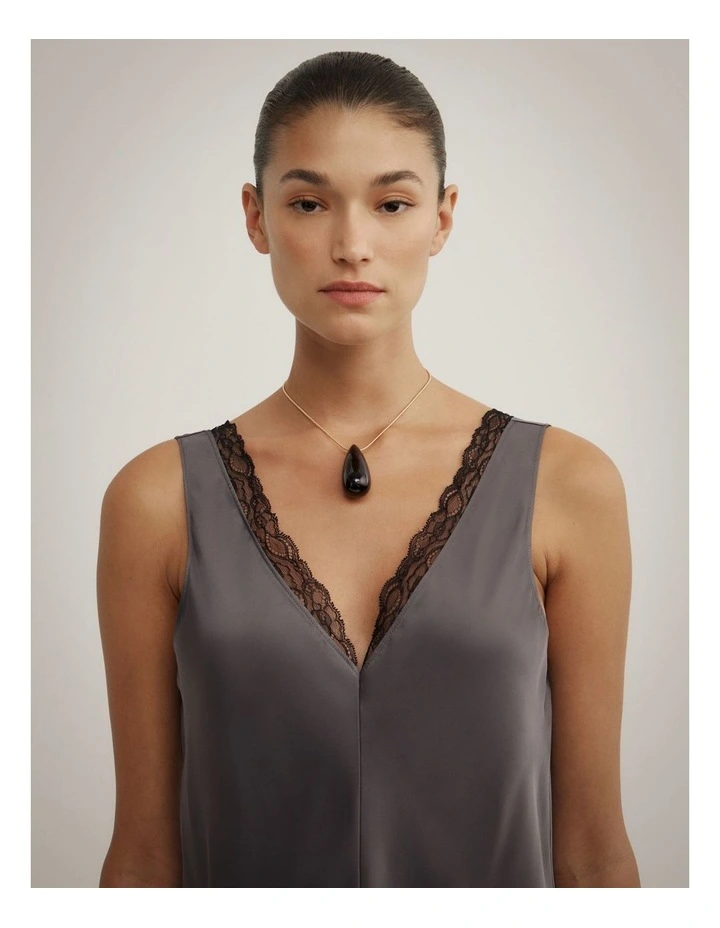 Ruby Necklace in Black image 3