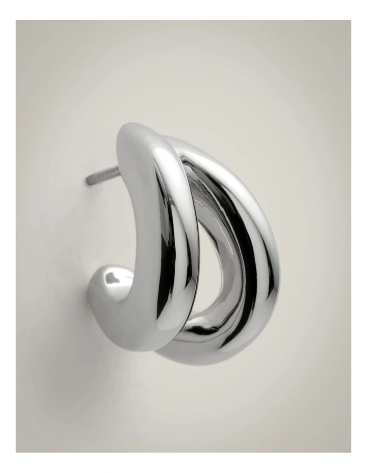 Harlow Earrings in Silver image 3