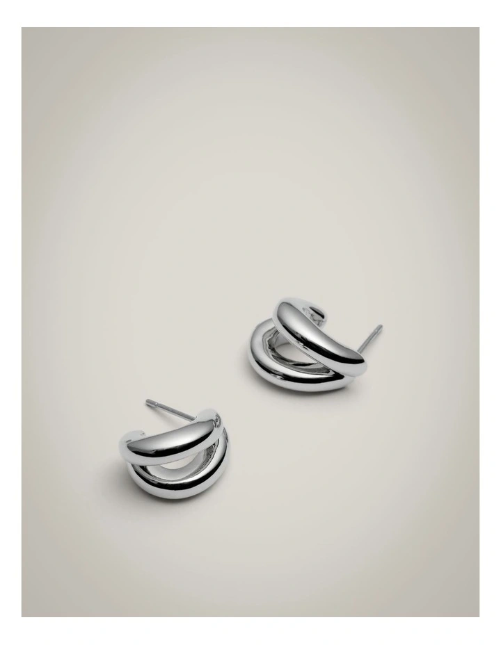 Harlow Earrings in Silver image 4