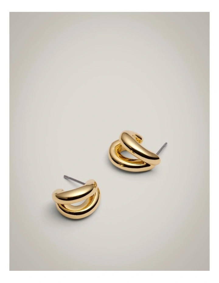 Harlow Earrings in Gold image 4