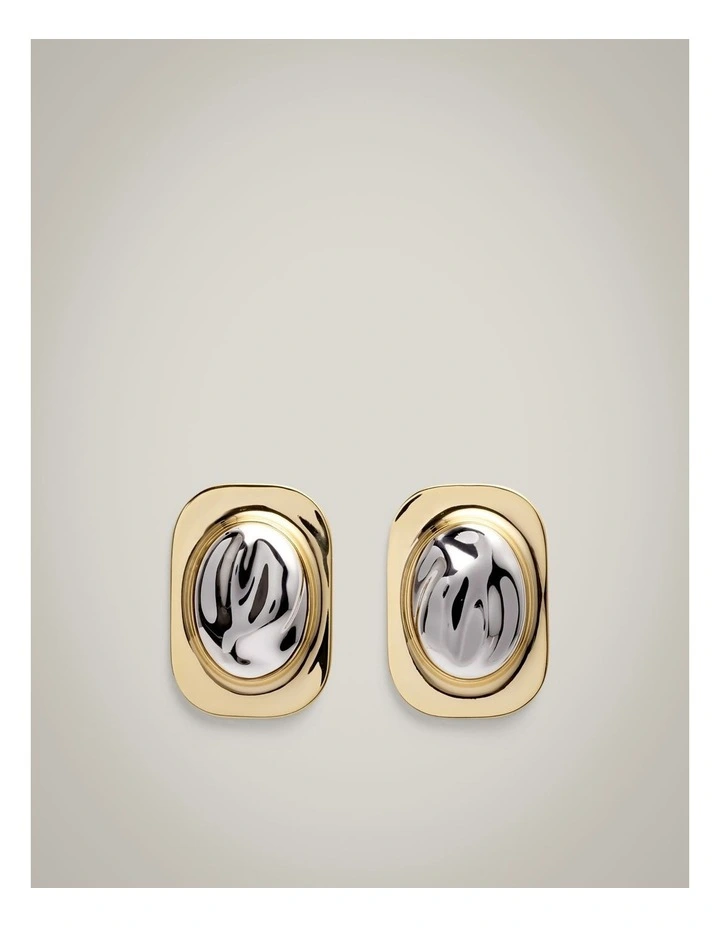 Maeve Stud Earrings in Gold image 1
