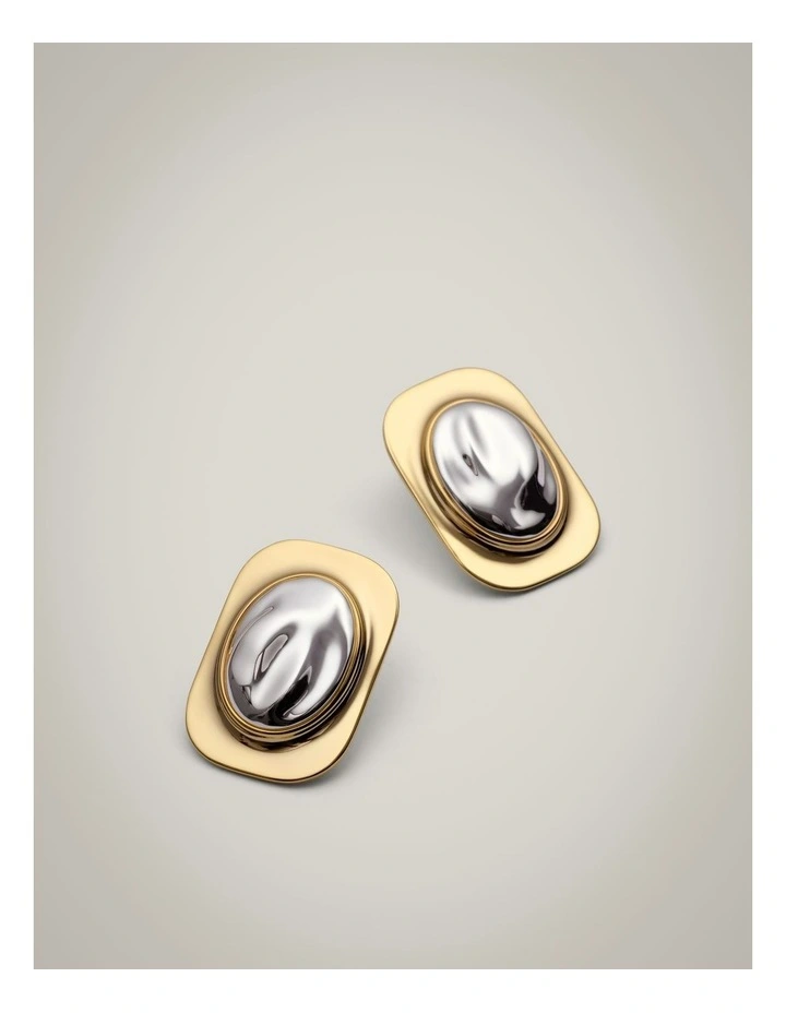 Maeve Stud Earrings in Gold image 5
