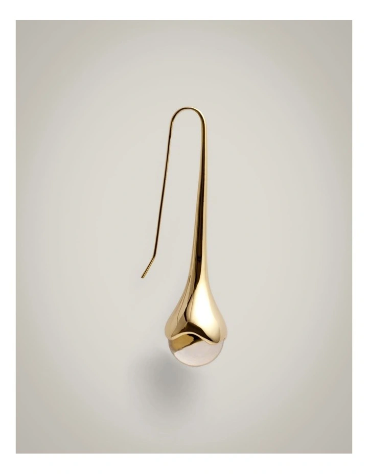 Morgan Drop Earrings in Gold image 3