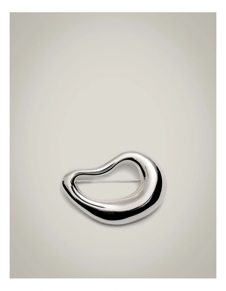 Kelly Brooch in Silver image 1