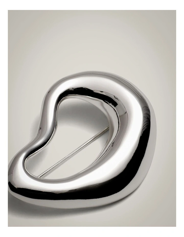 Kelly Brooch in Silver image 4
