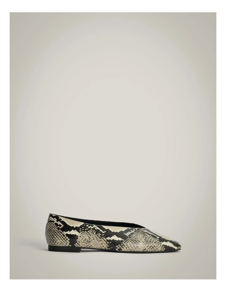 Andie Leather Flats in Snake Multi image 3