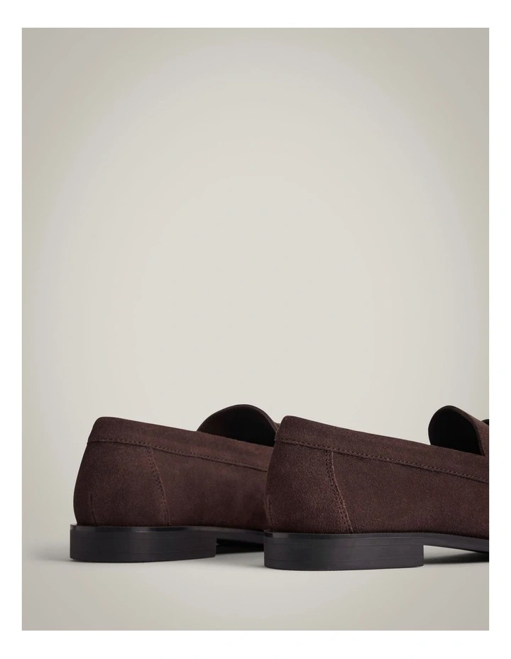 Zoe Suede Loafer in Espresso image 5