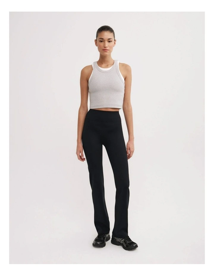 Bootcut Leggings in Black image 1