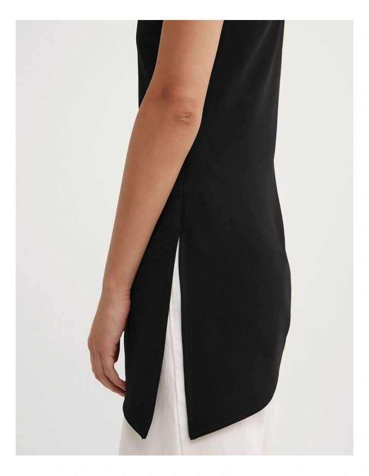 Off The Shoulder Top in Black image 4