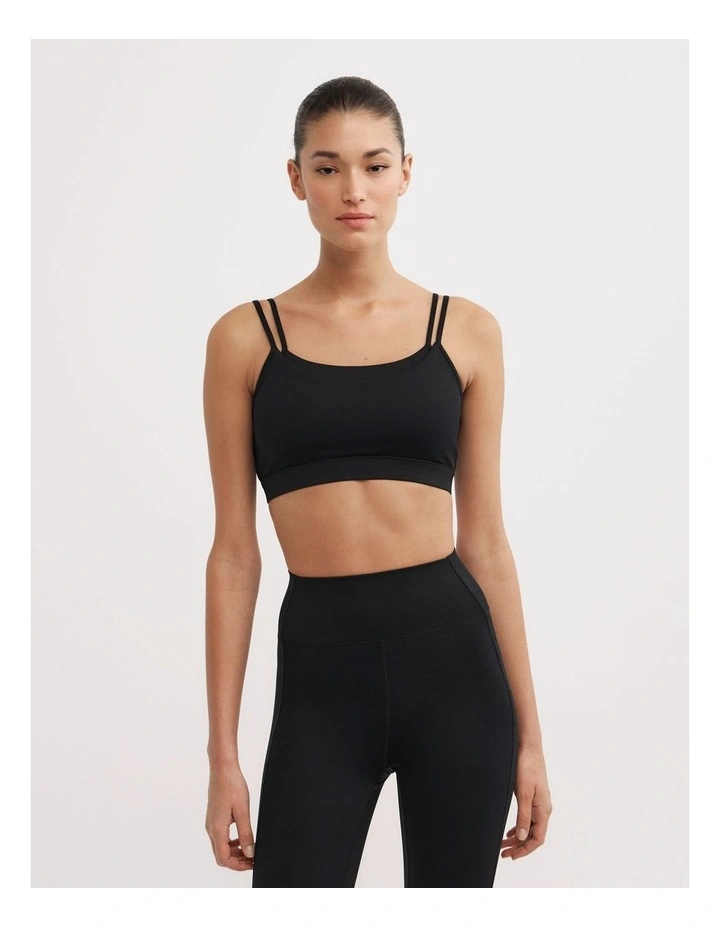 Multi Layer Crop Top in Black image 1