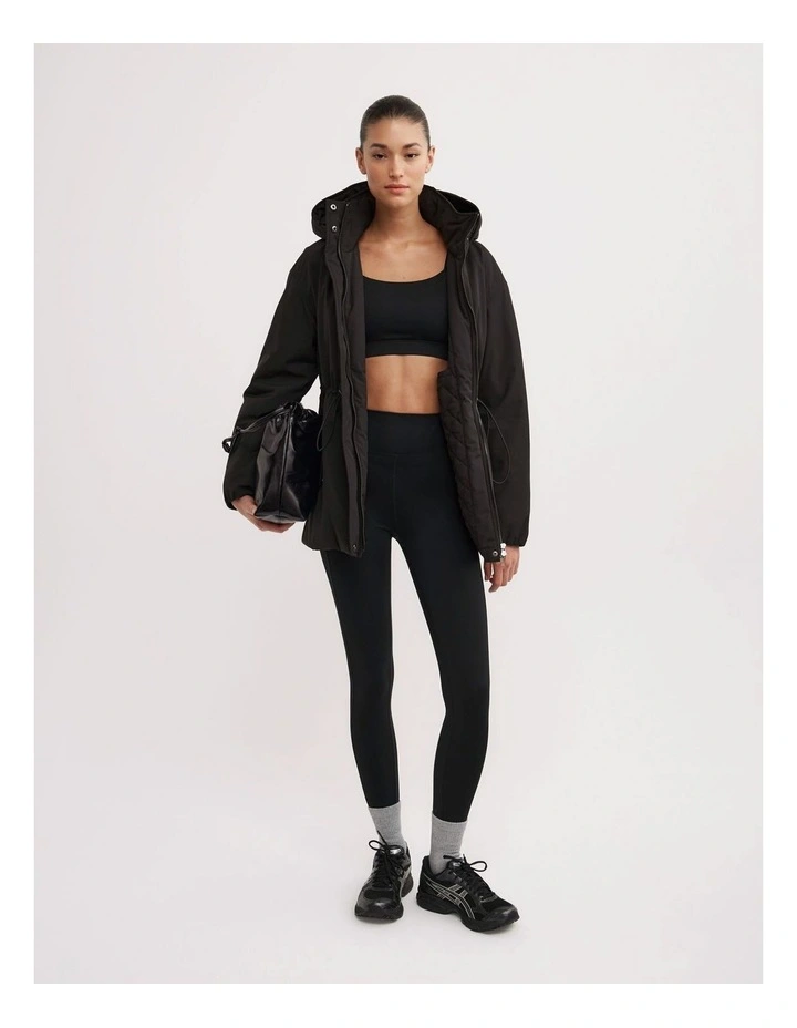Multi Layer Crop Top in Black image 4