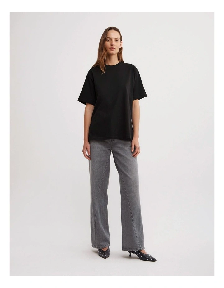 Boyfriend T-shirt2.0 in Black image 2
