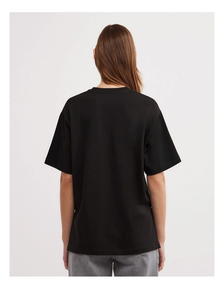 Boyfriend T-shirt2.0 in Black image 6