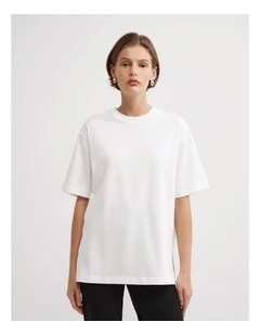 Boyfriend T-shirt2.0 in Fresh White