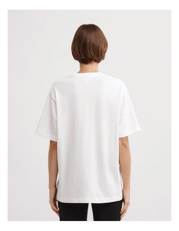 Boyfriend T-shirt2.0 in Fresh White image 5