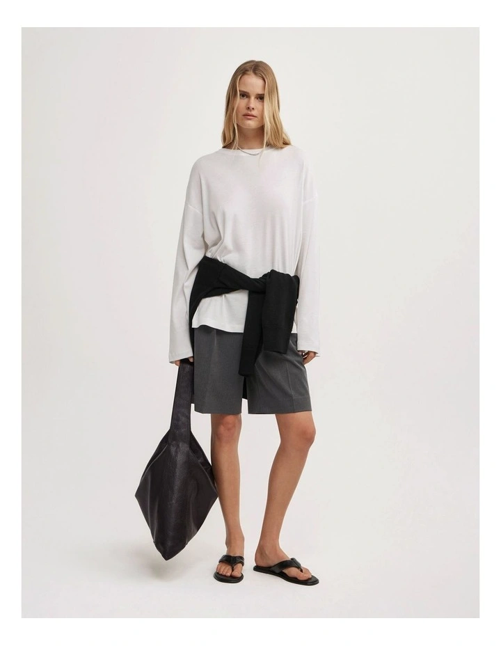 Hayden Slouch Bag in Black image 2