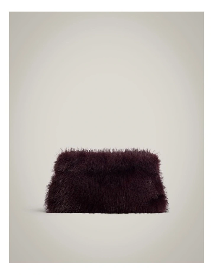 Estelle Clutch in Aubergine image 5