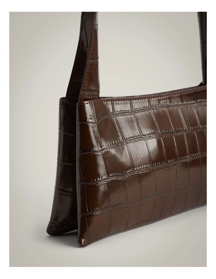 Selena Shoulder Bag in Bitter Chocolate image 4