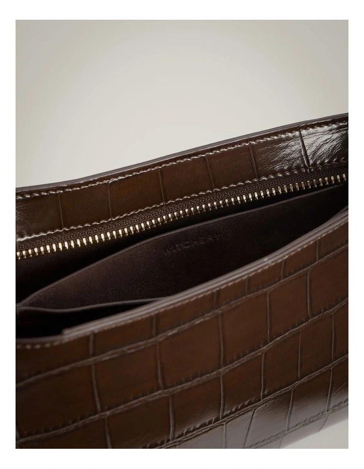 Selena Shoulder Bag in Bitter Chocolate image 5