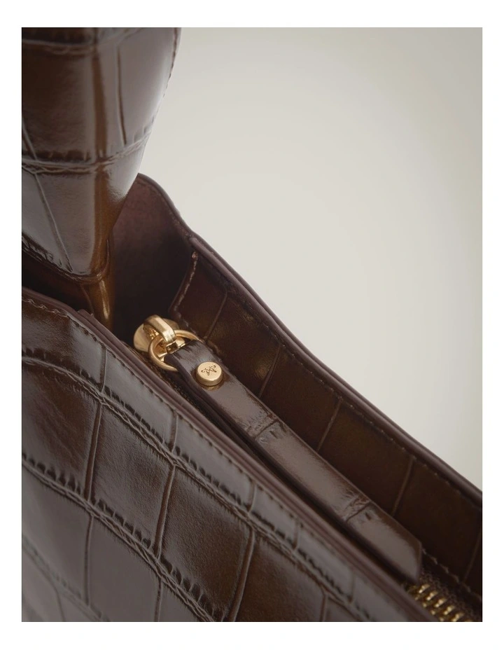 Selena Shoulder Bag in Bitter Chocolate image 6
