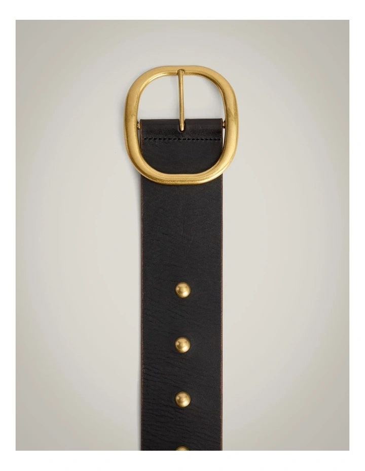 Tilly Studded Belt in Black image 4