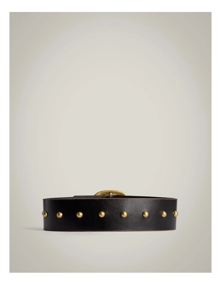 Tilly Studded Belt in Black image 6