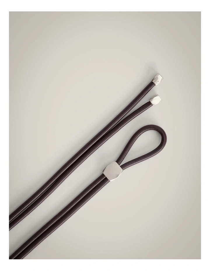 Mollie Knot Belt in Espresso image 3