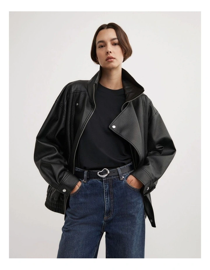 Ollie Organic Belt in Black image 2