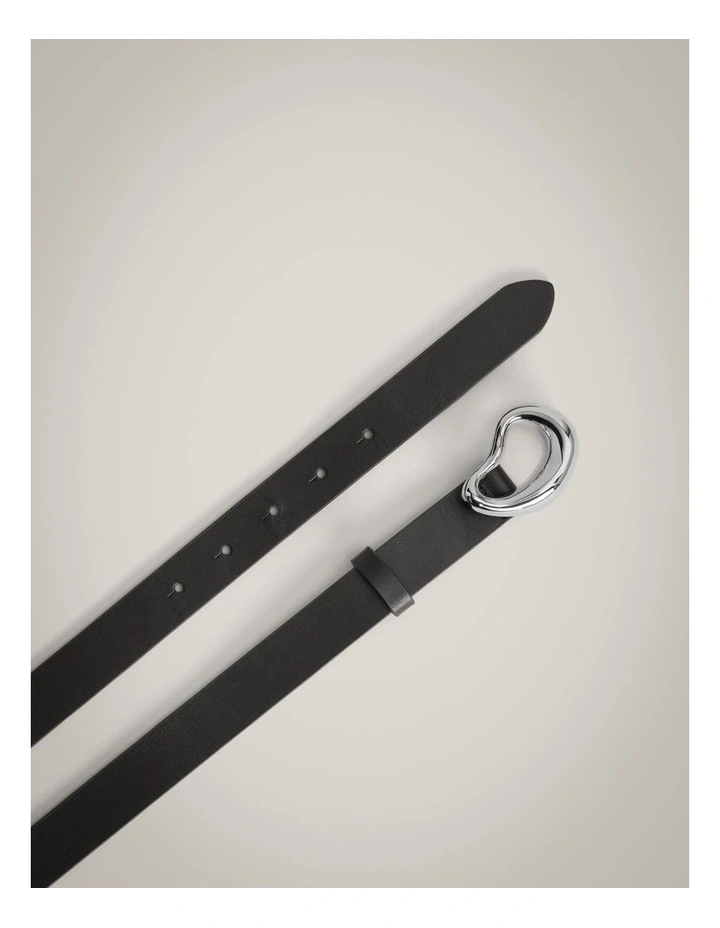 Ollie Organic Belt in Black image 4