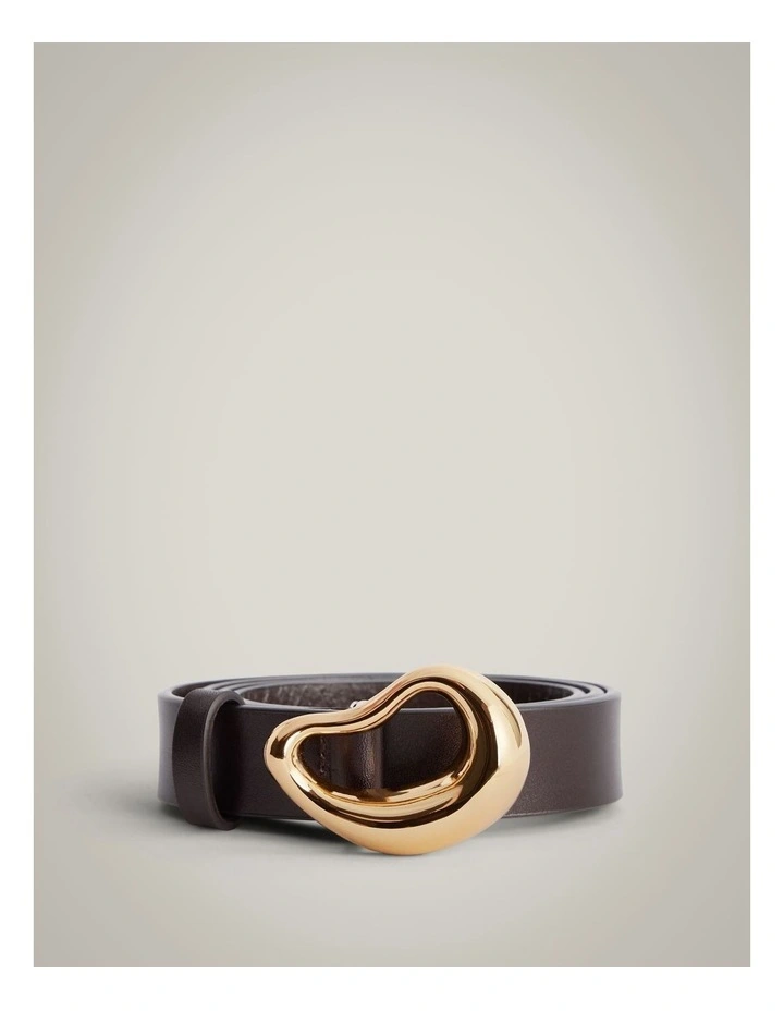 Ollie Organic Belt in Espresso image 3