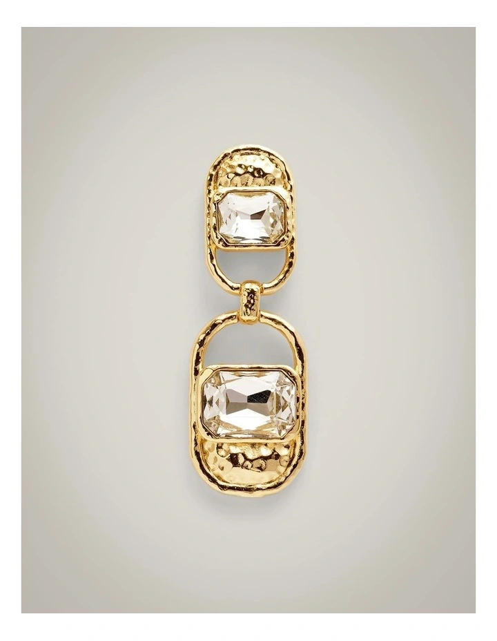 Luca Pendant Earrings in Gold image 3