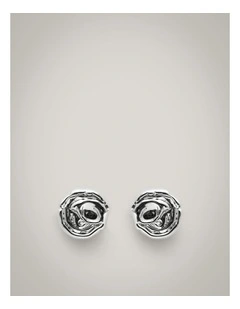 Tabitha Stud Earrings in Silver