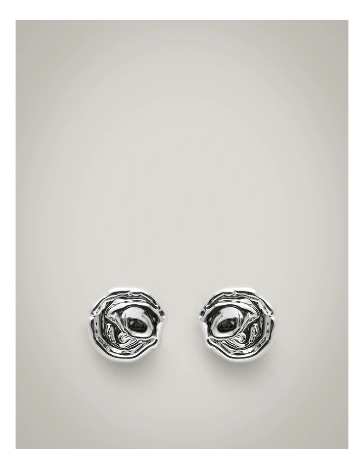 Tabitha Stud Earrings in Silver image 1