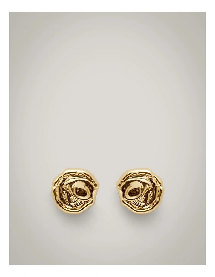 Tabitha Stud Earrings in Gold image 1