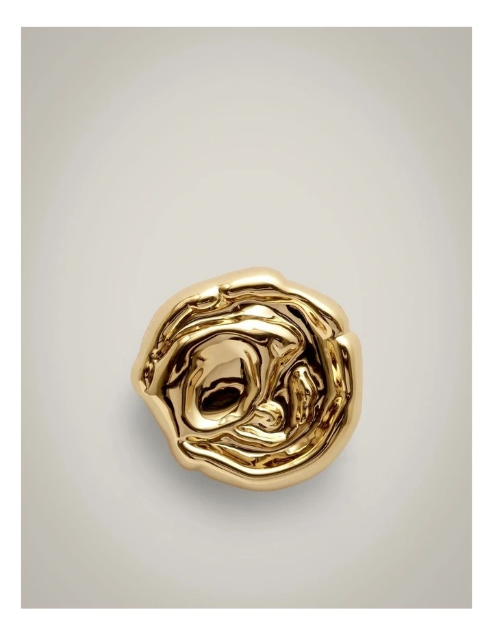 Tabitha Stud Earrings in Gold image 3