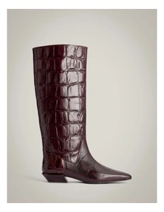 Ally Boots in Fig