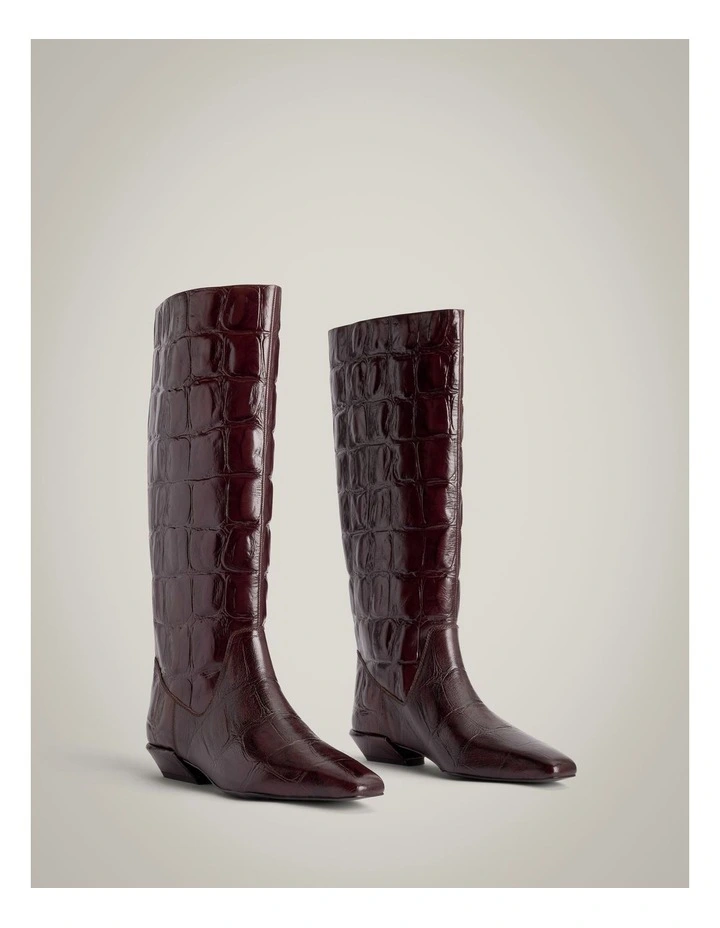 Ally Boots in Fig image 3