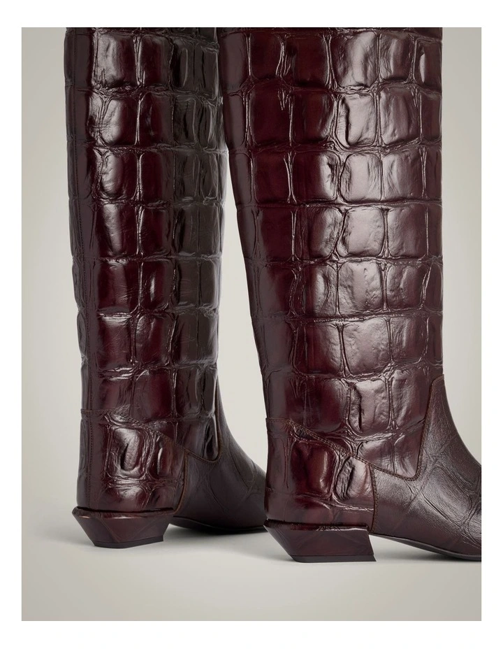 Ally Boots in Fig image 5