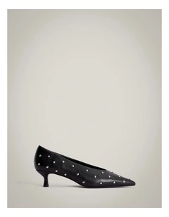 Isabella Studded Heel in Black