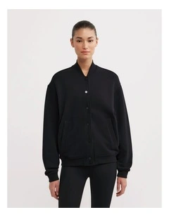 Varsity Jacket in Black