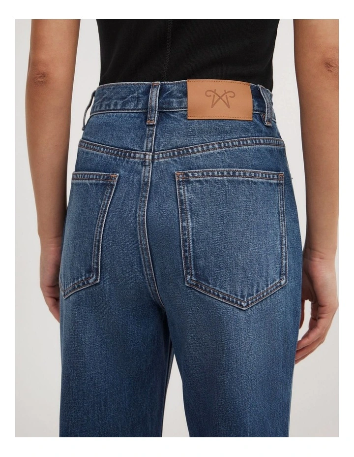 Bootcut Denim Jeans in Pacific Wash image 5