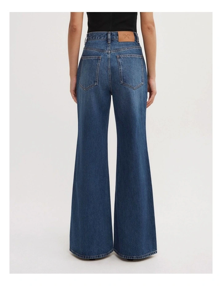 Bootcut Denim Jeans in Pacific Wash image 6