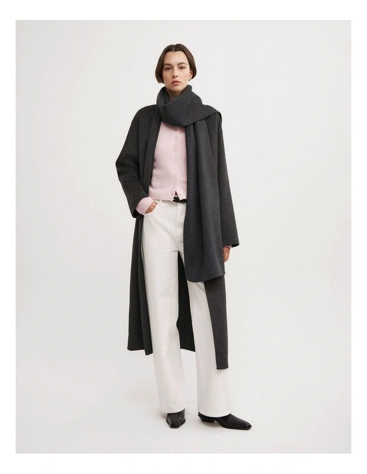 Cashmere Cardigan in Primrose image 4