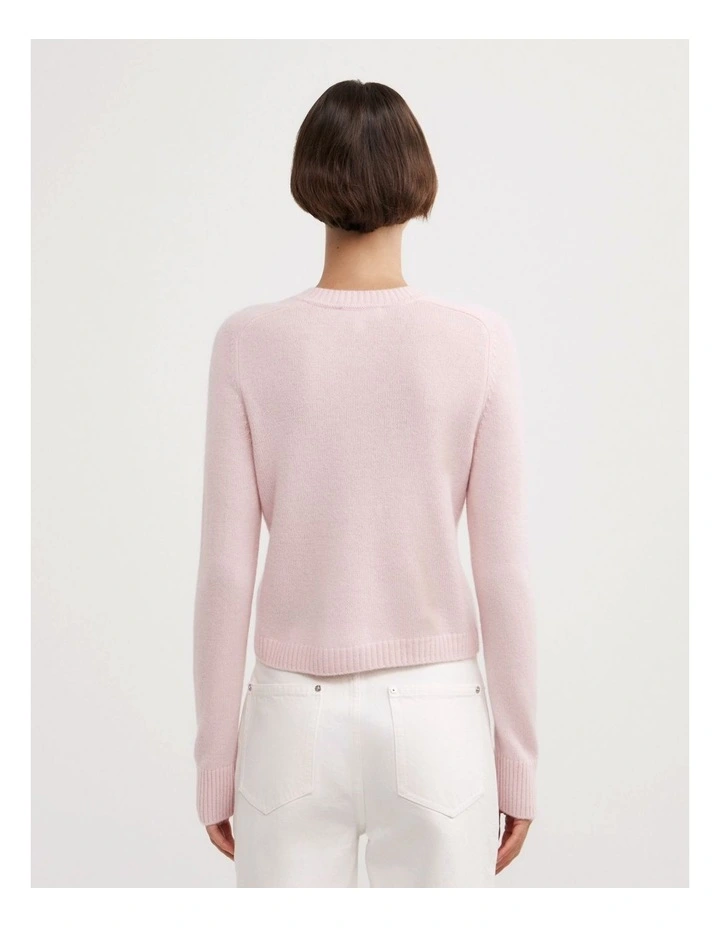 Cashmere Cardigan in Primrose image 5