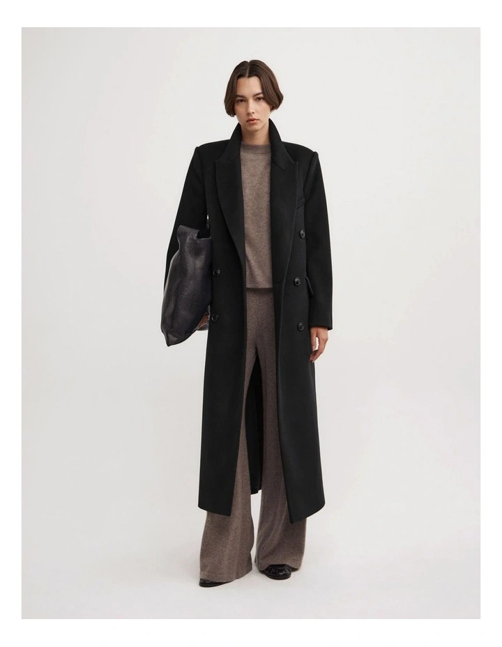 Cashmere Pants in Dark Truffle Marle image 3